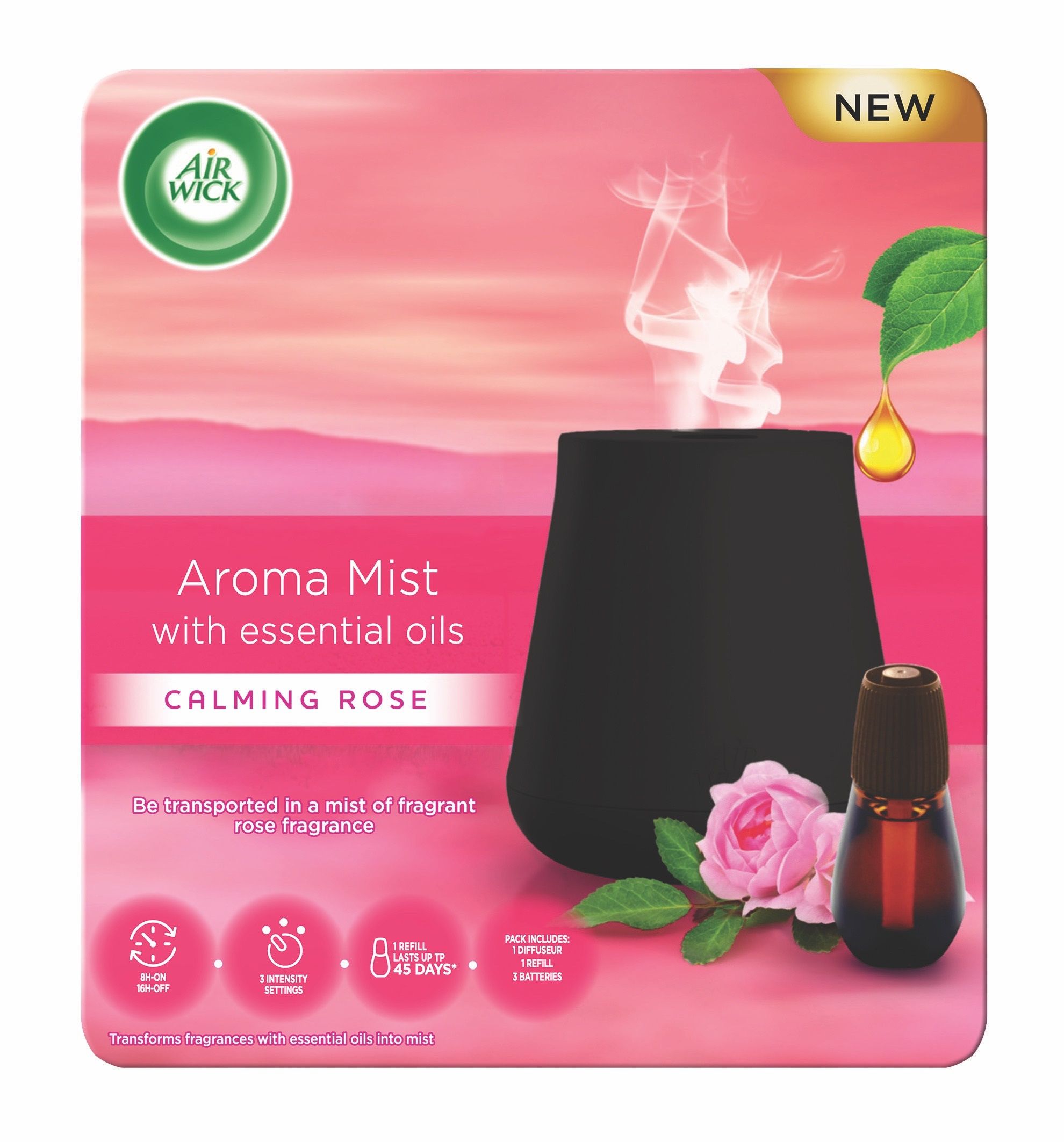 Aroma vaporizér + náplň - Svůdná vůně růže